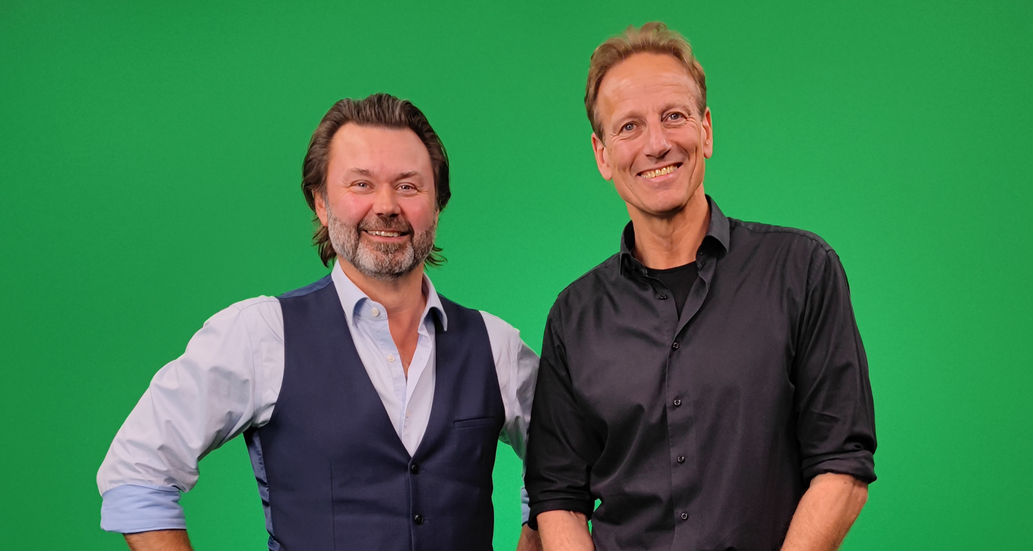 Erlend Osborg Gitsø og John-Fredrik Alfsen smiler til kamera